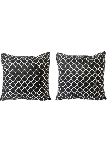Kırlent Yastık Dolgulu Fermuarlı Vip Yastık 2 ADET-43X43 Cm(Karaçatı)