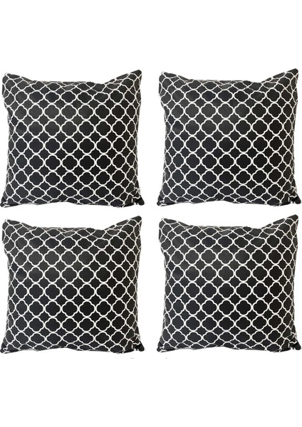 Kırlent Yastık Kılıfı Vip Yastık Kılıfı 4 ADET-43X43 Cm(Karaçatı)
