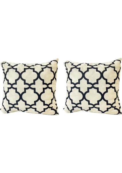 Kırlent Yastık Kılıfı Vip Yastık Kılıfı 2 ADET-43X43 Cm(Alaçatı)