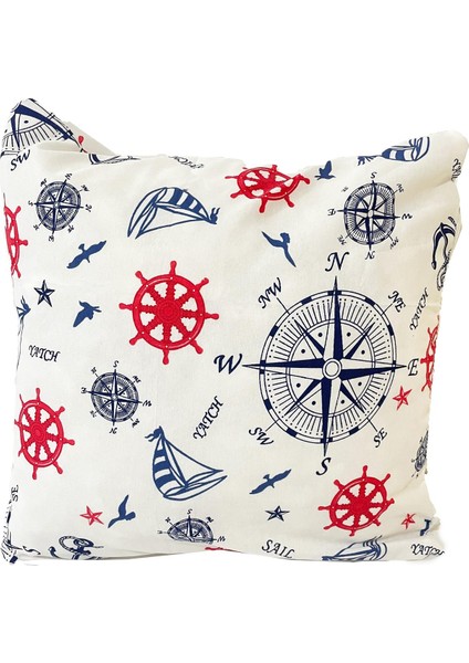 Kırlent Yastık Dolgulu Fermuarlı Vip Yastık 2 ADET-43X43 Cm(Marin) fiyatları