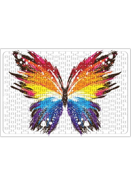 Butterfly Renkli Soyut Kelebek Puzzle 240 Parça Yapboz