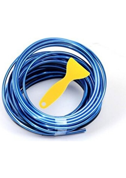 Mavi Trim Fitilli Yeni Nesil Araç Içi Ip Şerit Balık Sırtı Nikelajlı