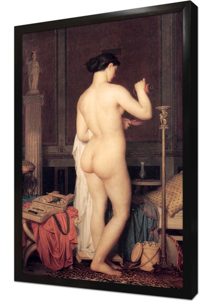 Le Coucher De Sapho Çerçeveli Mdf Tablo
