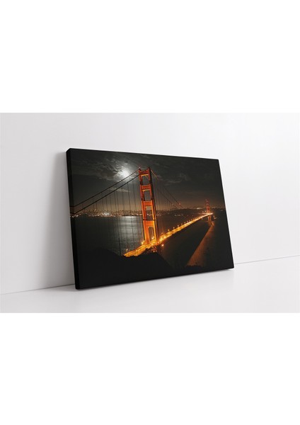 San Fransisco Golden Gate Köprüsü Kanvas Tablo