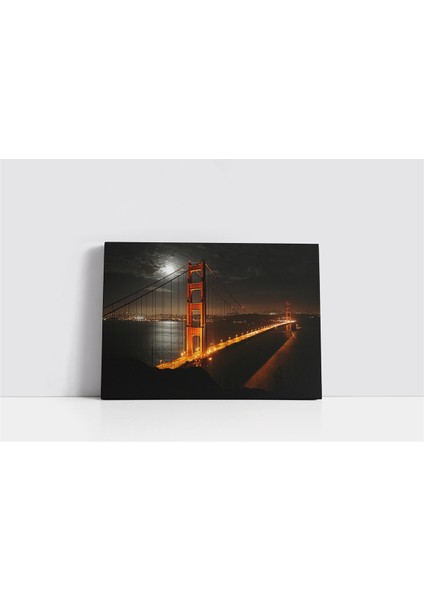 San Fransisco Golden Gate Köprüsü Kanvas Tablo