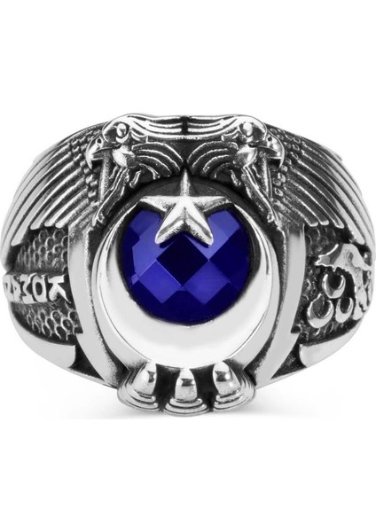 Bozkurt Motifli Komando Yüzüğü