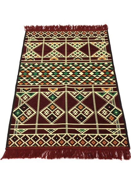 Anadolu Baklava Kilim Bordo