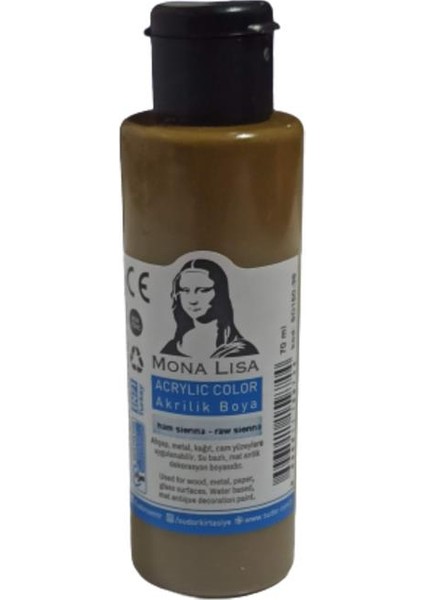 Mona Lısa Akrılık Boya 70 ml Ham Sıenna (SD150-38)