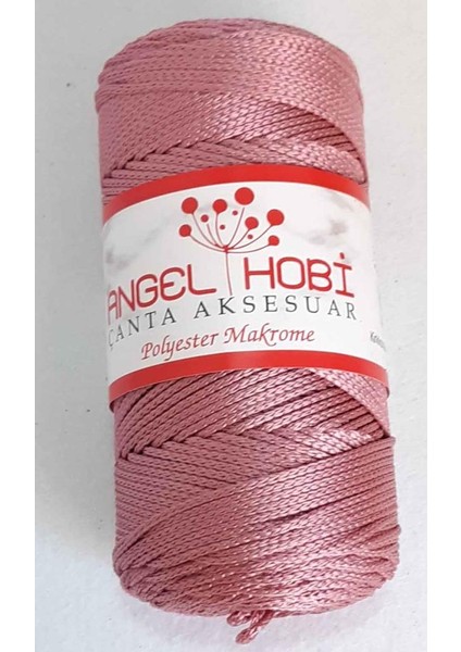 Angel Çanta Akssesuar Gül Kurusu Renk Polyester Makrome