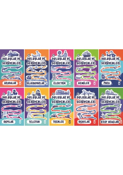 Buluşlar ve Serüvenleri 10 Kitap Set