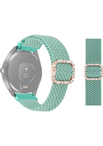Puluz Garmin Venu / Vivoaktif 3 20Mm Örgülü Kayış Çimen Yeşil (Yurt Dışından)