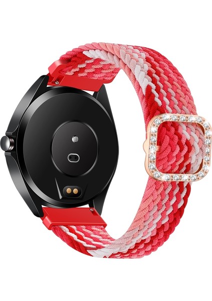 Puluz Garmin Venu / Vivoaktif 3 20Mm Örgülü Kayış Çilek Için (Yurt Dışından) modelleri