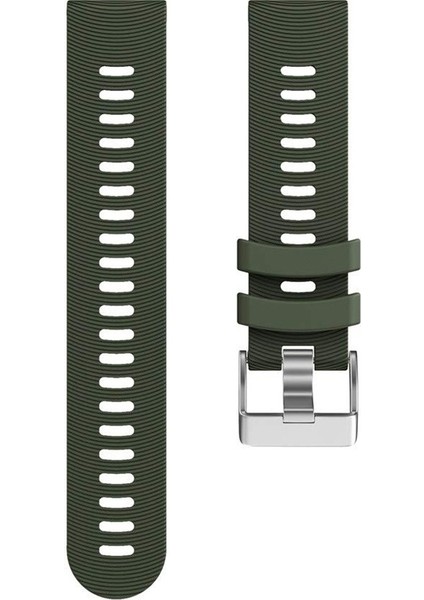 Puluz Garmin Forerunner 245 Yeşil Ordu Için Silikon Bilek Kayışı Kafa Bandosu (Yurt Dışından)