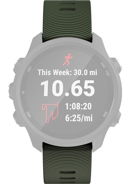 Puluz Garmin Forerunner 245 Yeşil Ordu Için Silikon Bilek Kayışı Kafa Bandosu (Yurt Dışından) modelleri