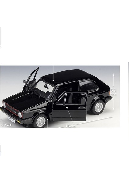 1:24 Bburago Vw 1979 Golf Mk1 Gtı Alaşım Model Araba