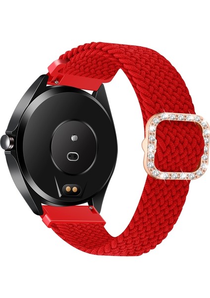 Puluz Garmin Venu / Vivoaktif 3 20Mm Örgülü Kayış Kırmızı (Yurt Dışından) modelleri