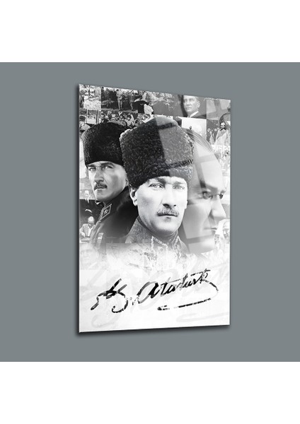 Atatürk 17 Cam Tablo-Atatürk Tablosu