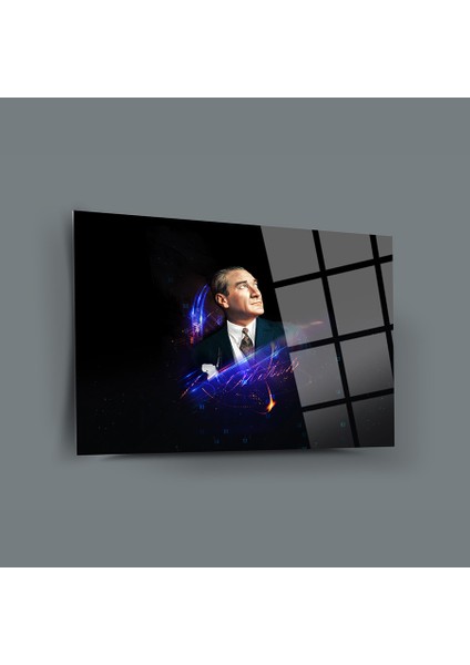 Atatürk 19 Cam Tablo-Atatürk Tablosu