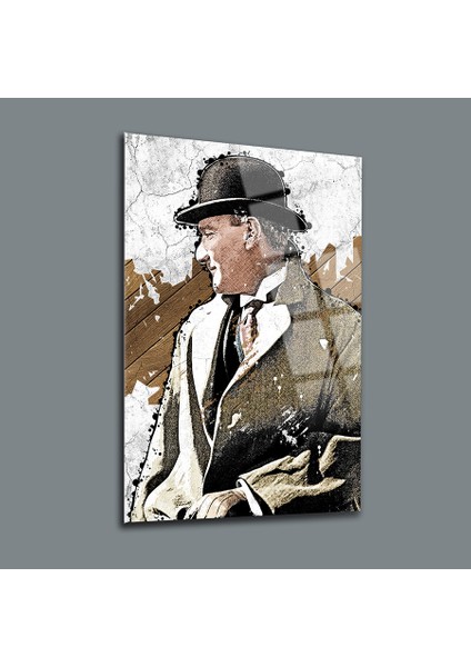 Atatürk 42 Cam Tablo-Atatürk Tablosu