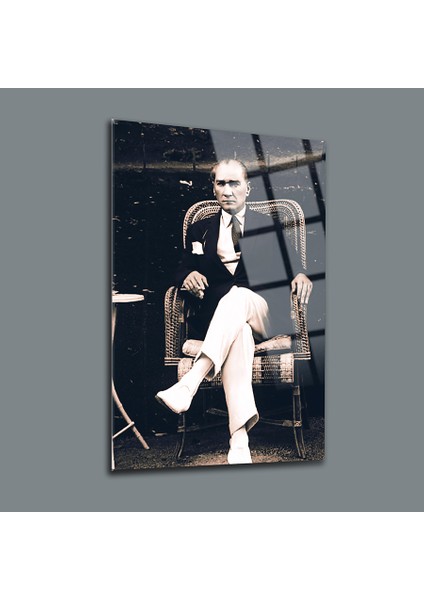 Atatürk 60 Cam Tablo-Atatürk Tablosu