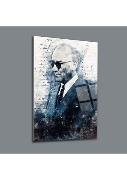 Atatürk 66 Cam Tablo-Atatürk Tablosu