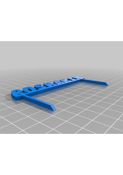 Bahçe-Sign-Rosmarin Plastik Aparat