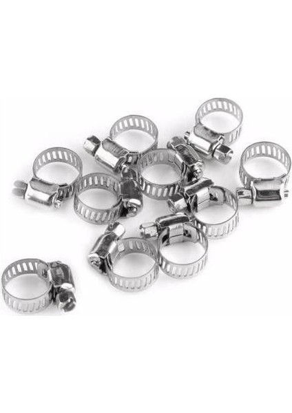 MK1823 16-23X8MM Metal Hortum Kelepçe Ayarlı 50 Adet
