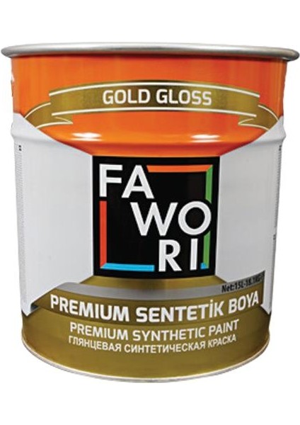 Fawori Sentetik Boya 0,25 Lt Siyah