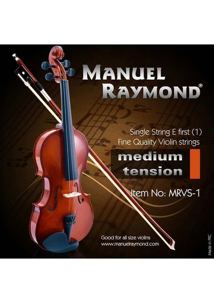 Manuel Raymond Mrvs1 E (Mi) - Tek Tel Keman Teli