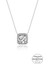 Gümüş Swarovski Taşlı Pırlanta Modeli Kare Üçlü Set 2