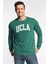 BALDWIN Açık Yeşil Bisiklet Yaka Baskılı Erkek Sweatshirt 5