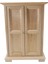 1/12 Ölçekli Dollhouse Ahşap Dolap Oyuncak Mobilya Yatak Odası Dekorasyon Için (Yurt Dışından) 2