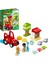 DUPLO® Town Çiftlik Traktörü ve Hayvan Bakımı 10950 Küçük Çocuklar için Oyuncak Traktör ve 2 Koyun İçeren Yaratıcı bir Oyun Seti (27 Parça) 1