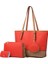 puluz 4'Ü 1 Arada Kadın Moda Messenger Çanta Kırmızı (Yurt Dışından) 1