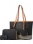 puluz 4'Ü 1 Arada Kadın Moda Messenger Çanta Siyah (Yurt Dışından) 1