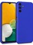 Matte Silicone Samsung Galaxy A13 Kılıf Mavi 1