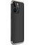 Apple iPhone 13 Pro Kılıf Double Dip 360 Protective Siyah Gri 2