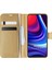 Omix X500 Kılıf Delux Leather Wallet Gold 1