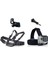 ST011 Gopro 10 Sjcam SJ4000 Eken H9R Aksiyon Kameralarla Uyumlu 11 Parça Kafa Bandı Göğüs Kemeri J-Hook Çanta Klipsi 360 Derece Bilekli Monopod Seti 4
