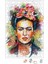 Frida Kahlo Renkli Çiçekli Puzzle 240 Parça Yapboz 1