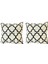 Kırlent Yastık Kılıfı Vip Yastık Kılıfı 2 ADET-43X43 Cm(Alaçatı) 1