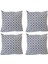 Kırlent Yastık Kılıfı Vip Yastık Kılıfı 4 ADET-43X43 Cm(Griçatı) 1