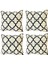 Kırlent Yastık Kılıfı Vip Yastık Kılıfı 4 ADET-43X43 Cm(Alaçatı) 1