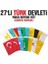 27'li Türk Devletleri Masa Bayrağı Seti 15X22,5 (Sadece Bayrak) 1