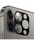 Apple iPhone 12 Pro Kırılmaz Cam Kamera Lens Koruyucu Komple Cam Siyah 1