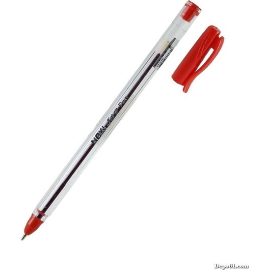 Noki Tükenmez Kalem Jet Pen 0.6 mm Ince Uç Kırmızı