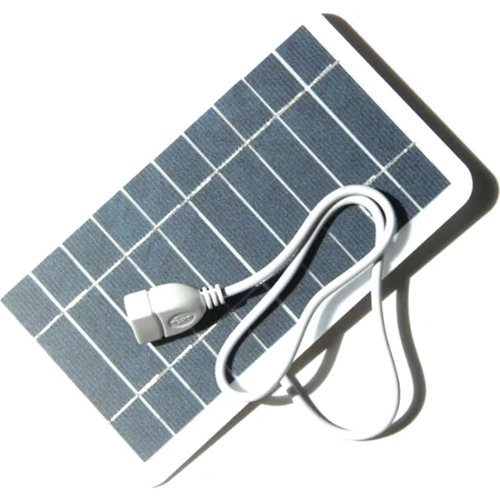 Gahome USB ile 2W 5V Küçük Güneş Paneli Dıy Monokristal Silikon  (Yurt Dışından)