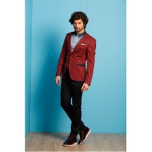 Wss Wessi Tek Düğme Hakim Yaka Pamuk Ceket