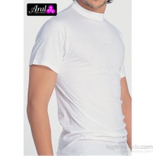 Anıl 0302 Erkek Kısa Kollu Pamuklu Basic Fanila T-shirt