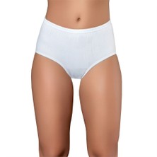 Tutku 3'Lü Paket Kadın Ribana Bato Külot Beyaz